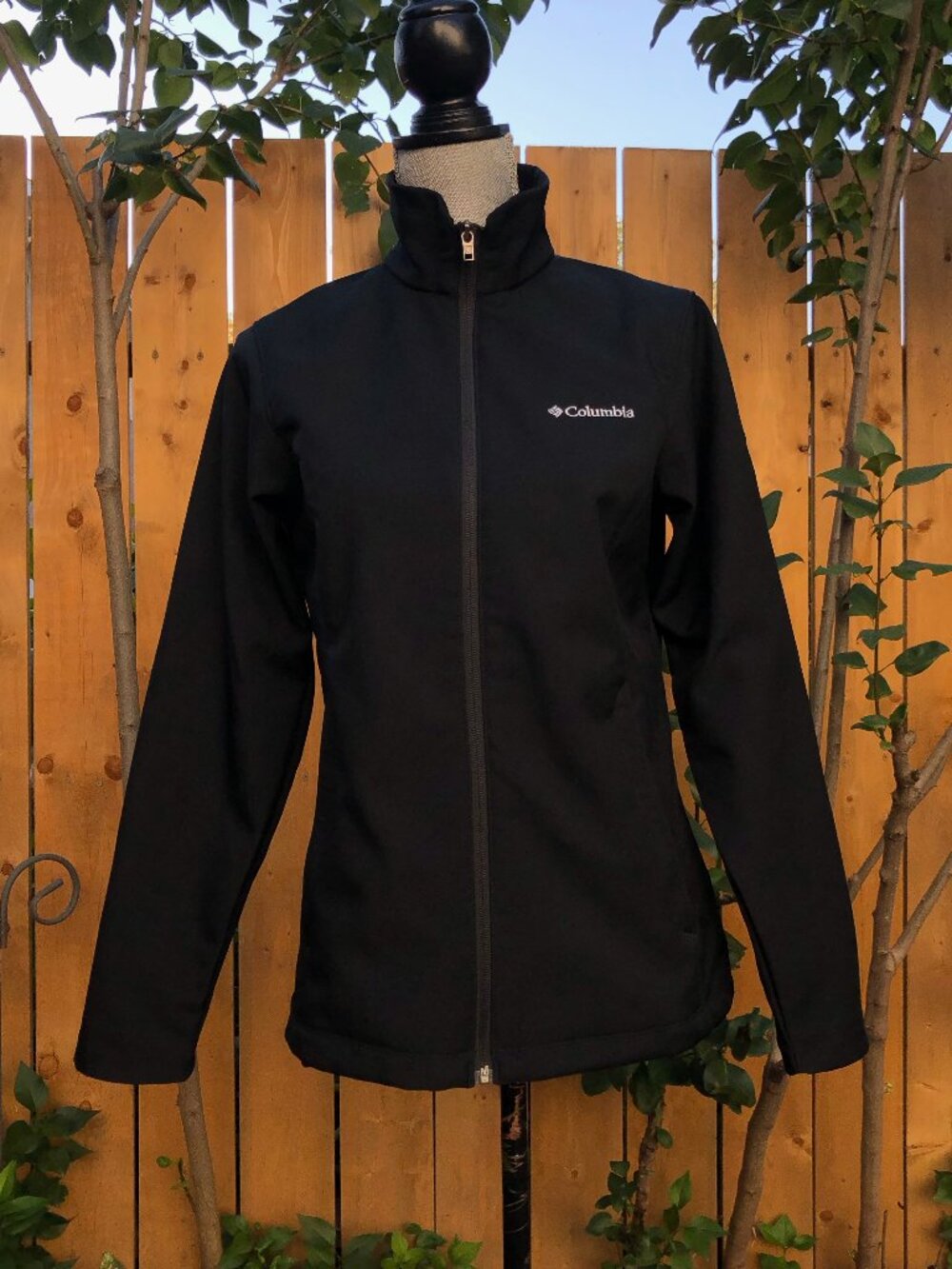Columbia Kruser Ridge Softshell Black Light Jacket Zip-Up Fall Coat Track